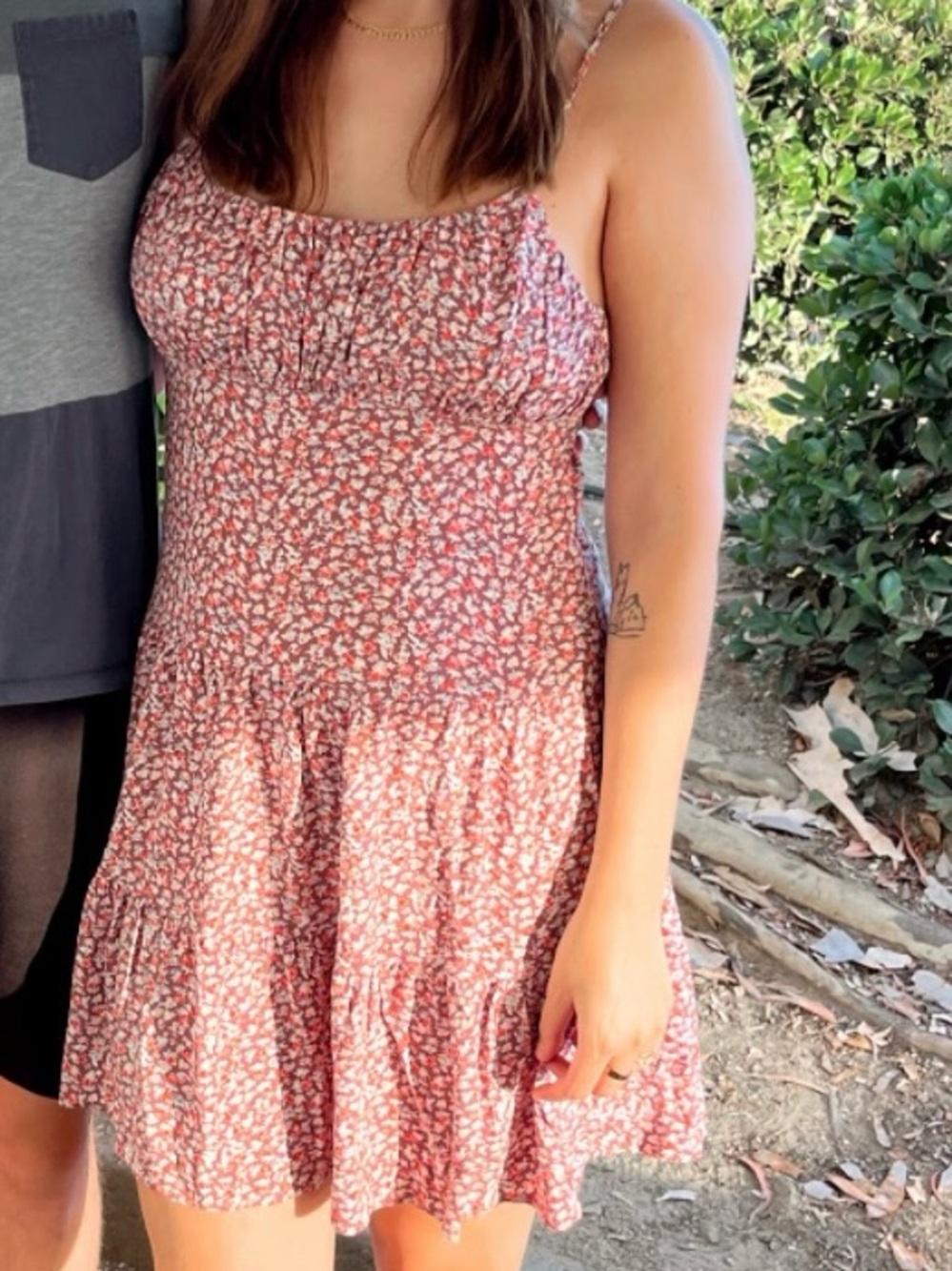 Floral Spaghetti-Strap Summer Dress